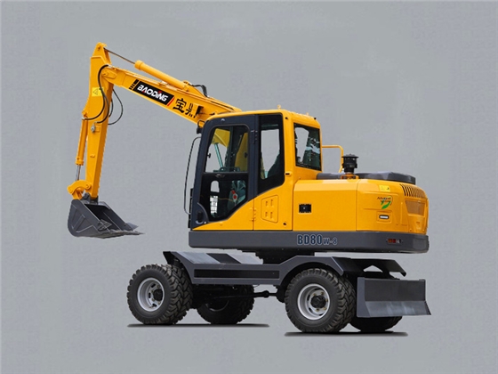 宝鼎BD80W-8轮式挖掘机 宝鼎BD80W-8轮式挖掘机