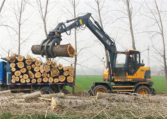 轮式抓木机 轮式抓木机