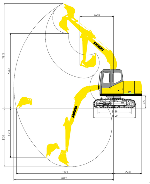 宝鼎小型挖掘机150型号参数 宝鼎小型挖掘机150型号参数