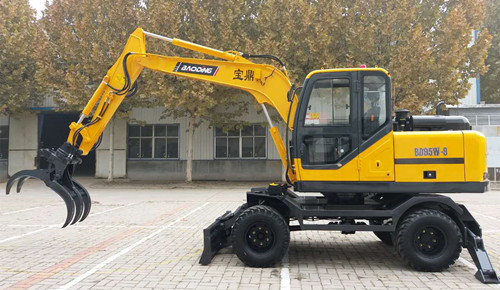 国产小型挖掘机_轮式抓木机 国产小型挖掘机_轮式抓木机