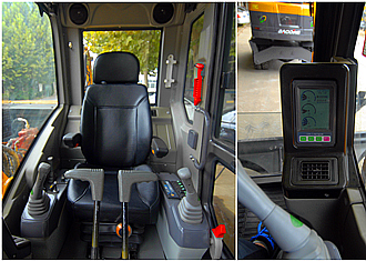 宝鼎150挖掘机驾驶室布局 宝鼎150挖掘机驾驶室布局