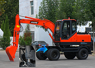 宝鼎80轮式挖掘机平衡系统优越 宝鼎80轮式挖掘机平衡系统优越