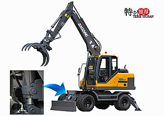 宝鼎BD95W-9A抓木机 宝鼎BD95W-9A抓木机采用了前铲后支腿设计切都独立操作,配合新型铰链式摆臂平衡系统更能适应恶劣的使用环境