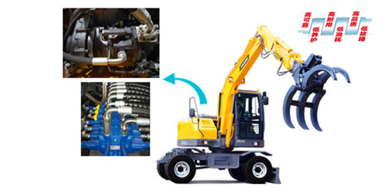 轮式小型抓木机 轮式小型抓木机