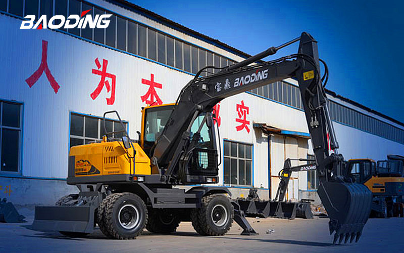 宝鼎105轮式挖掘机 宝鼎105轮式挖掘机