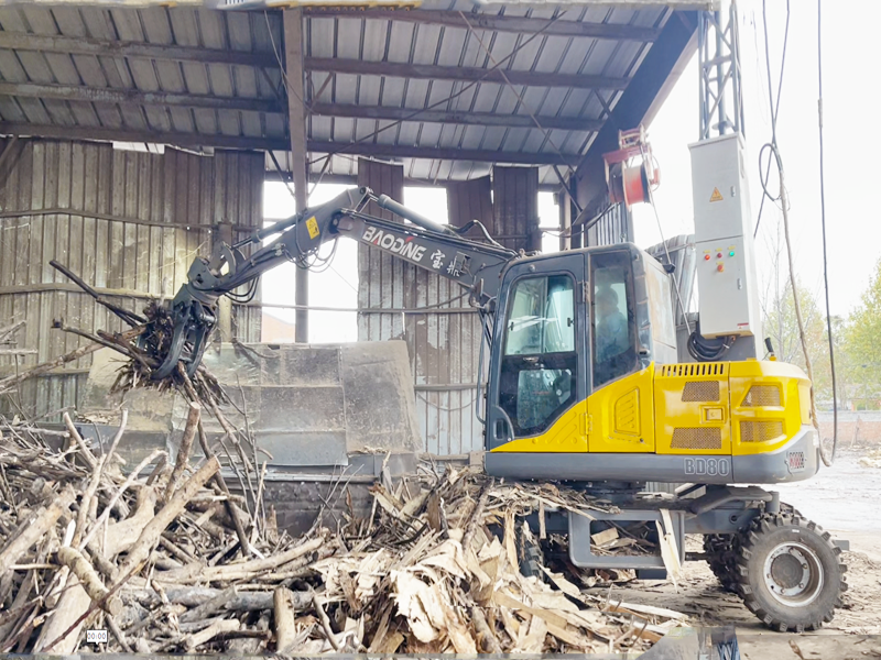 可移动宝鼎80电动抓机 可移动宝鼎80电动抓机