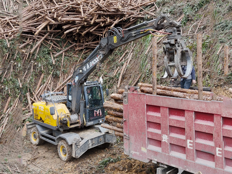 宝鼎95抓木机 宝鼎95抓木机