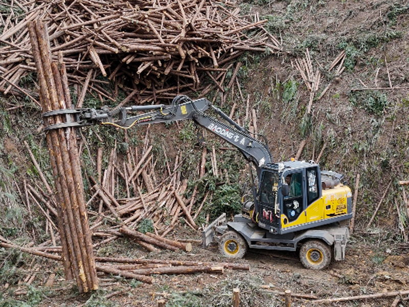 宝鼎95抓木机 宝鼎95抓木机