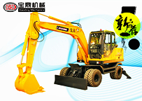 宝鼎新款BD95W-9轮式挖掘机