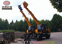 宝鼎BD95多用途轮式挖掘机抓木机