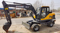 轮式挖掘机神车推荐之宝鼎95轮挖