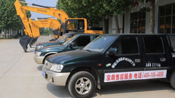售后服务全国覆盖-宝鼎轮式挖掘机开启用户保障之旅