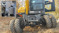 宝鼎轮式挖掘机优势之稳若磐石