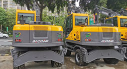 广西轮式挖掘机抓木机购车季宝鼎热卖车型