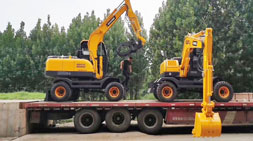 宝鼎轮式挖掘机竞争优势的集中体现