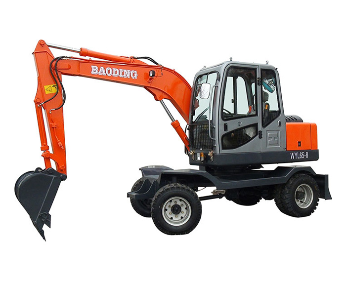 宝鼎小型轮式65-8挖掘机 宝鼎小型轮式65-8挖掘机