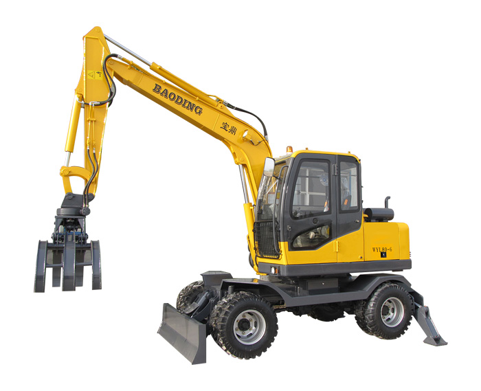 宝鼎80型轮式抓木机 宝鼎80型轮式抓木机