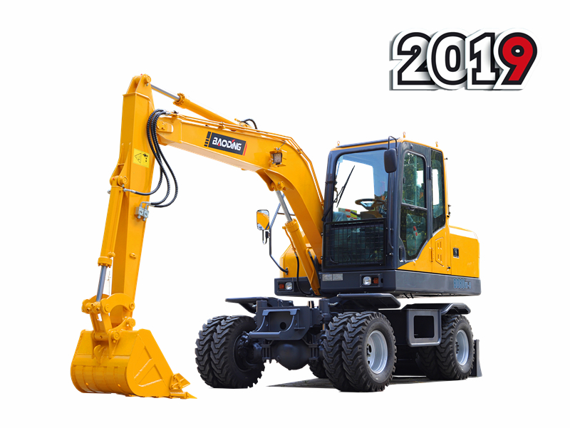 2019新款宝鼎BD80W轮式挖掘机 2019新款宝鼎BD80W轮式挖掘机