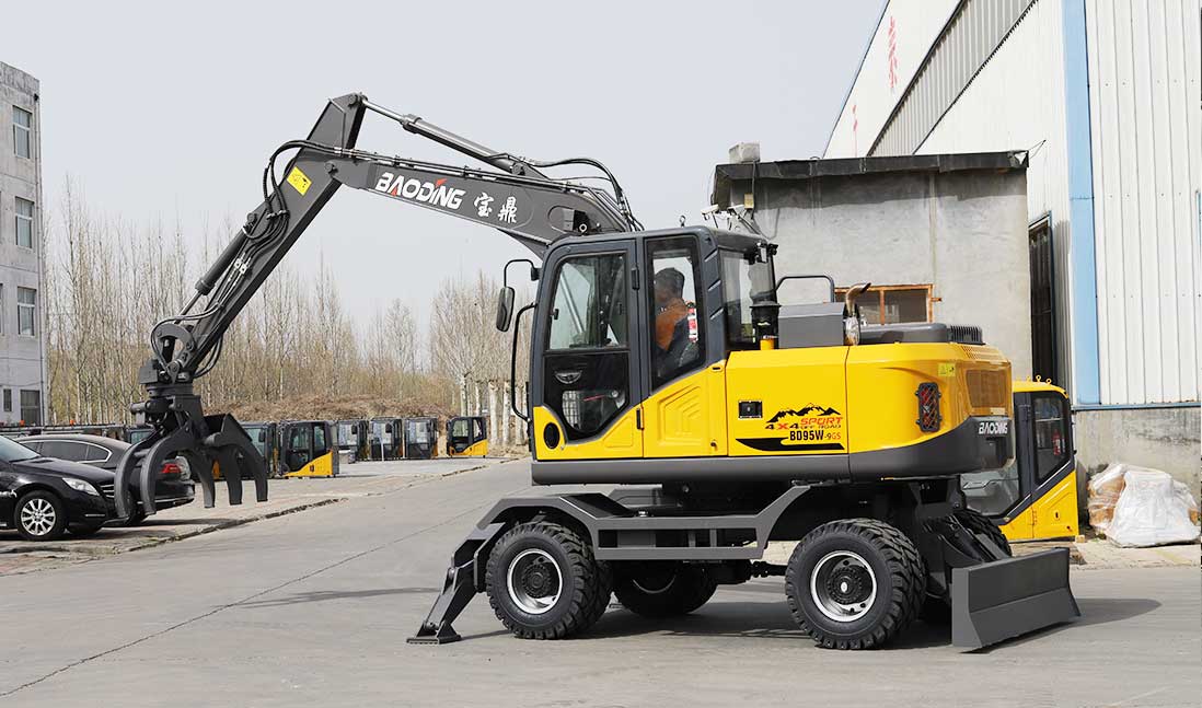 宝鼎BD80W-9H轮式挖掘机 宝鼎BD80W-9H轮式挖掘机