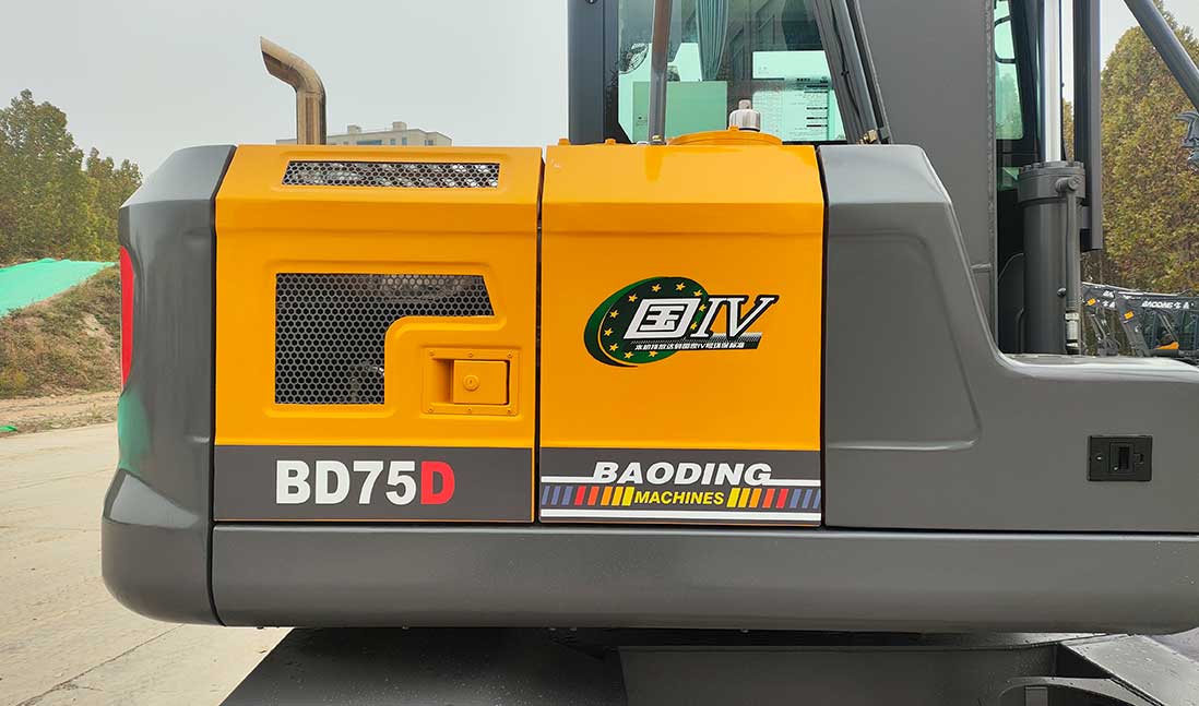 宝鼎BD75D轮式挖掘机