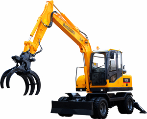 宝鼎90型轮式抓木机 宝鼎90型轮式抓木机