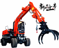 宝鼎BD80W-8轮式抓木机 宝鼎BD80W-8轮式抓木机