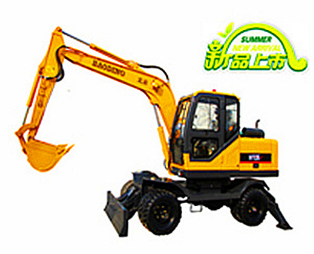 宝鼎小型轮式95-7挖掘机 宝鼎小型轮式95-7挖掘机